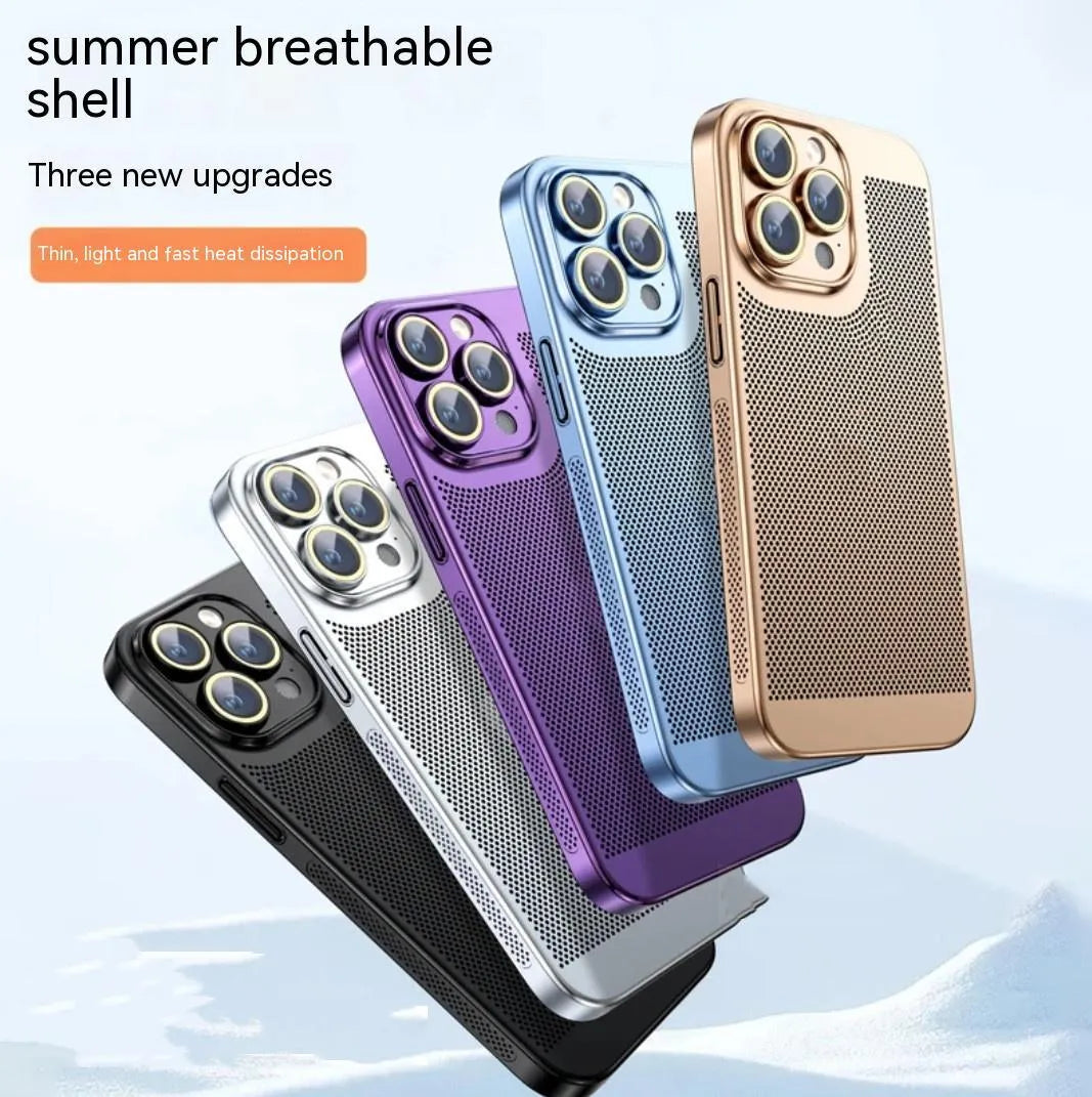 Fashion Electroplating Heat Dissipation Phone Case - Bellarte Enchanté Fashion Electroplating Heat Dissipation Phone Case